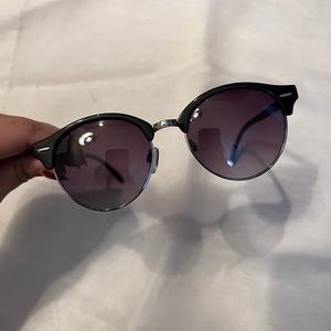 Black and silver sunglasses